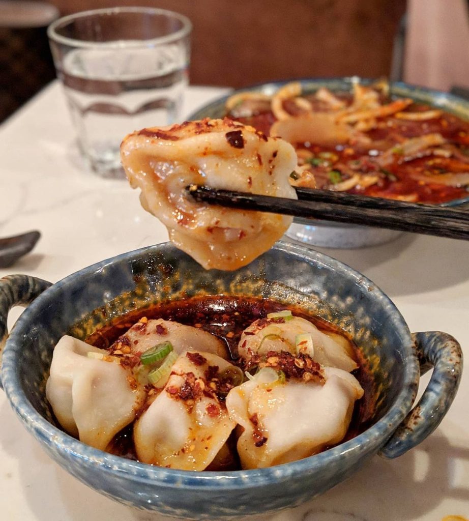 Spicy dumplings for pickup and delivery